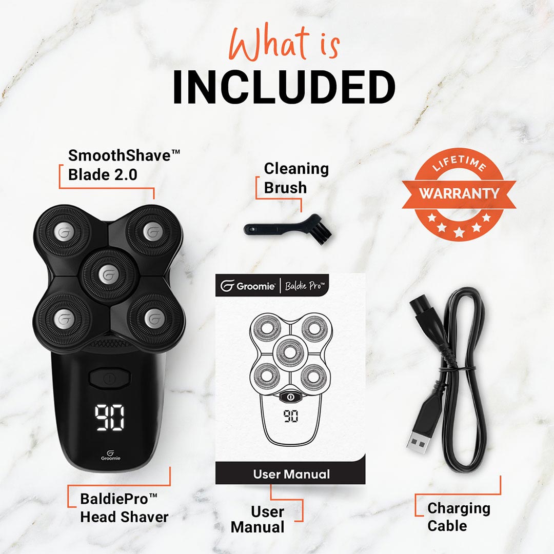 BaldiePro™ Head & Face Shaver